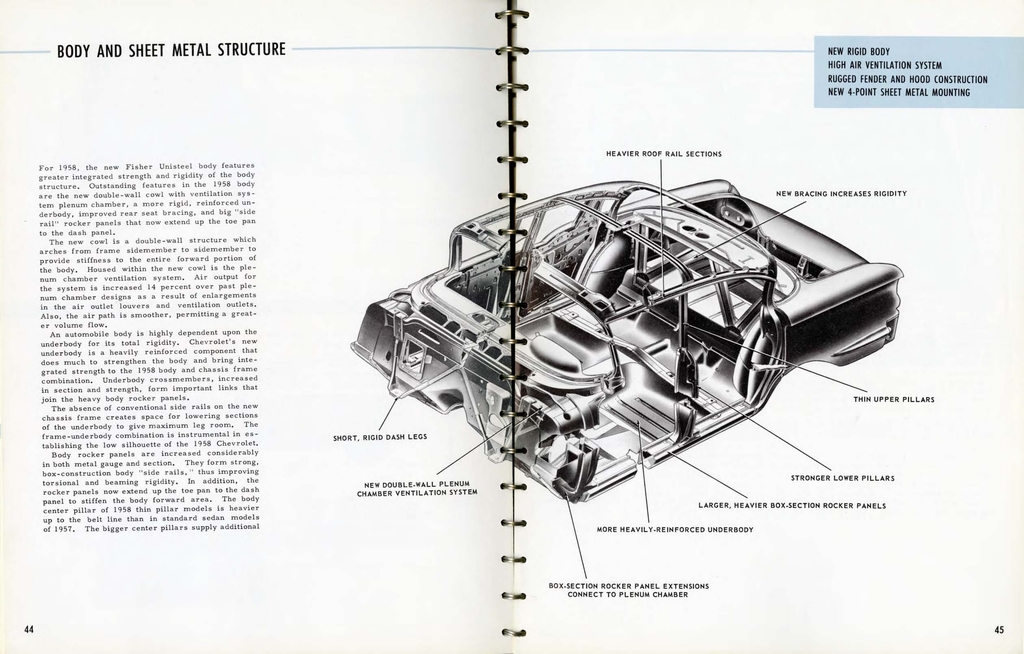 1958 Chevrolet Engineering Features Booklet Page 2